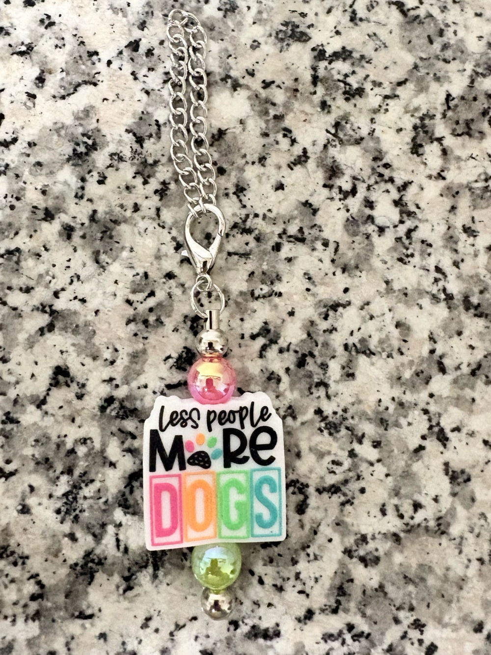 Dog lover keychain